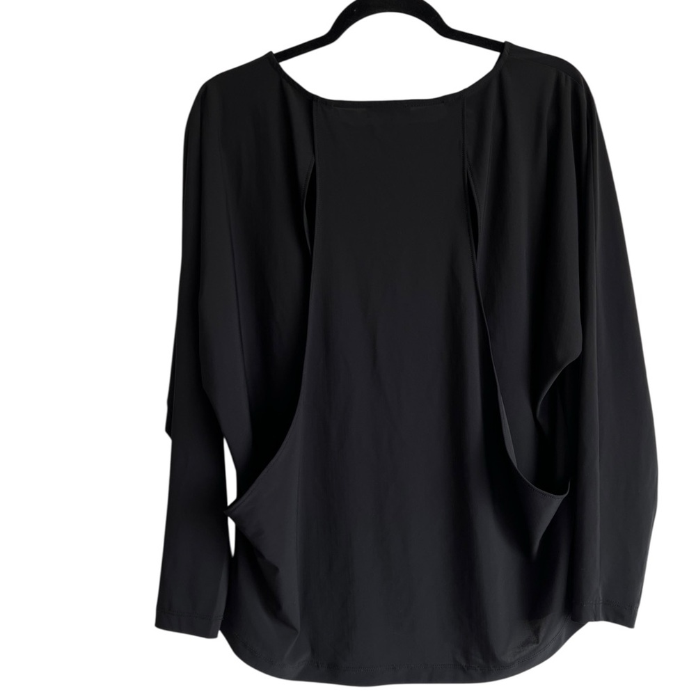 rag & bone Elevated Basic Black Open Back Top - image 2
